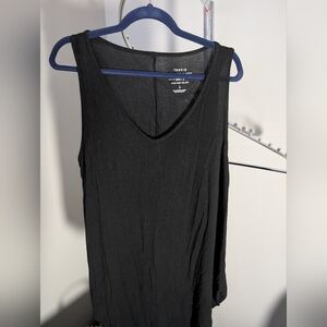 Torrid Black V-Neck Tank Top